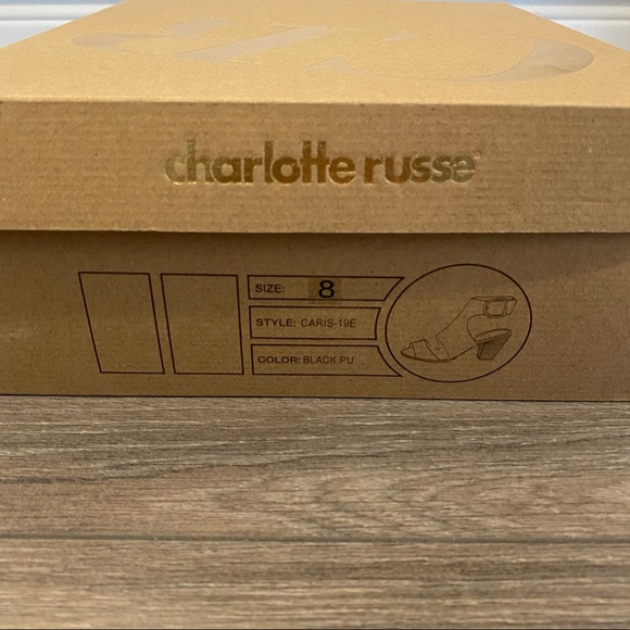 Charlotte Russe black sandal heels - Picture 7 of 7